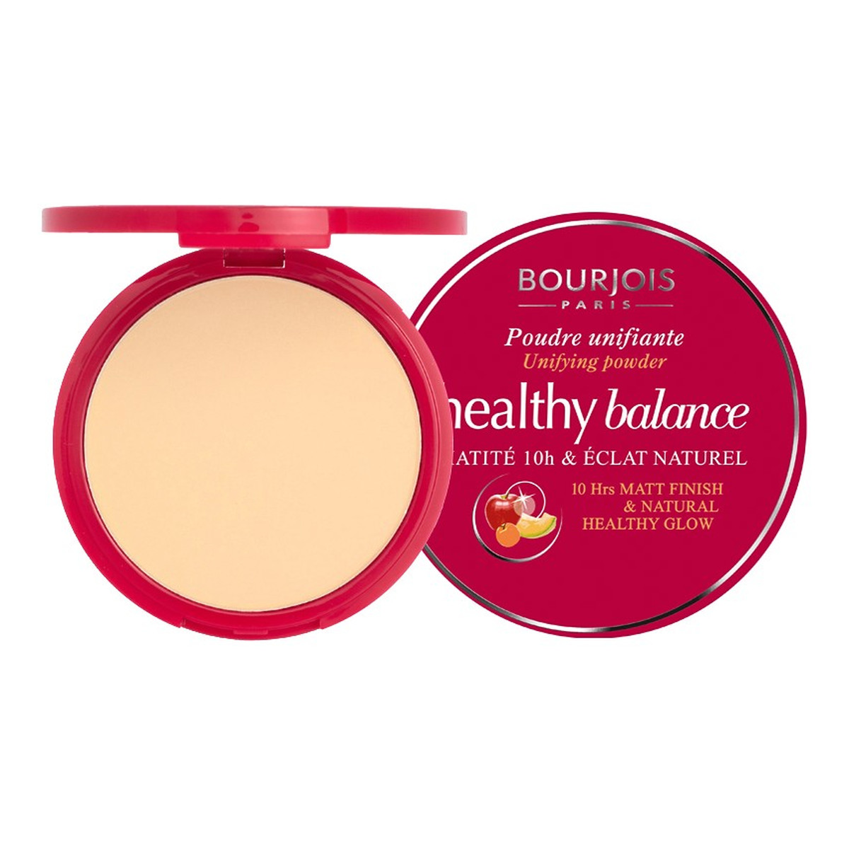 Bourjois Healthy Balance Puder w Kompakcie Ujednolicona i Matowa Skóra 9ml