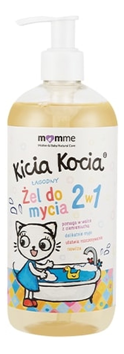 Mother & Baby Natural Care Kicia Kocia łagodny żel do mycia 2in1