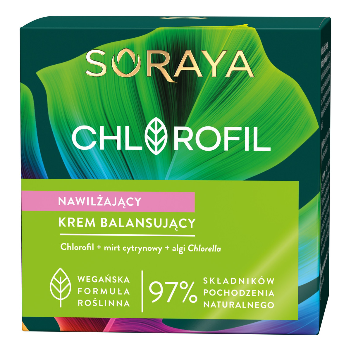 Soraya Chlorofil Nawilżający Krem balansujący do młodej cery 50ml