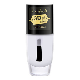 Top Coat żelowy top do paznokci z efektem 3D