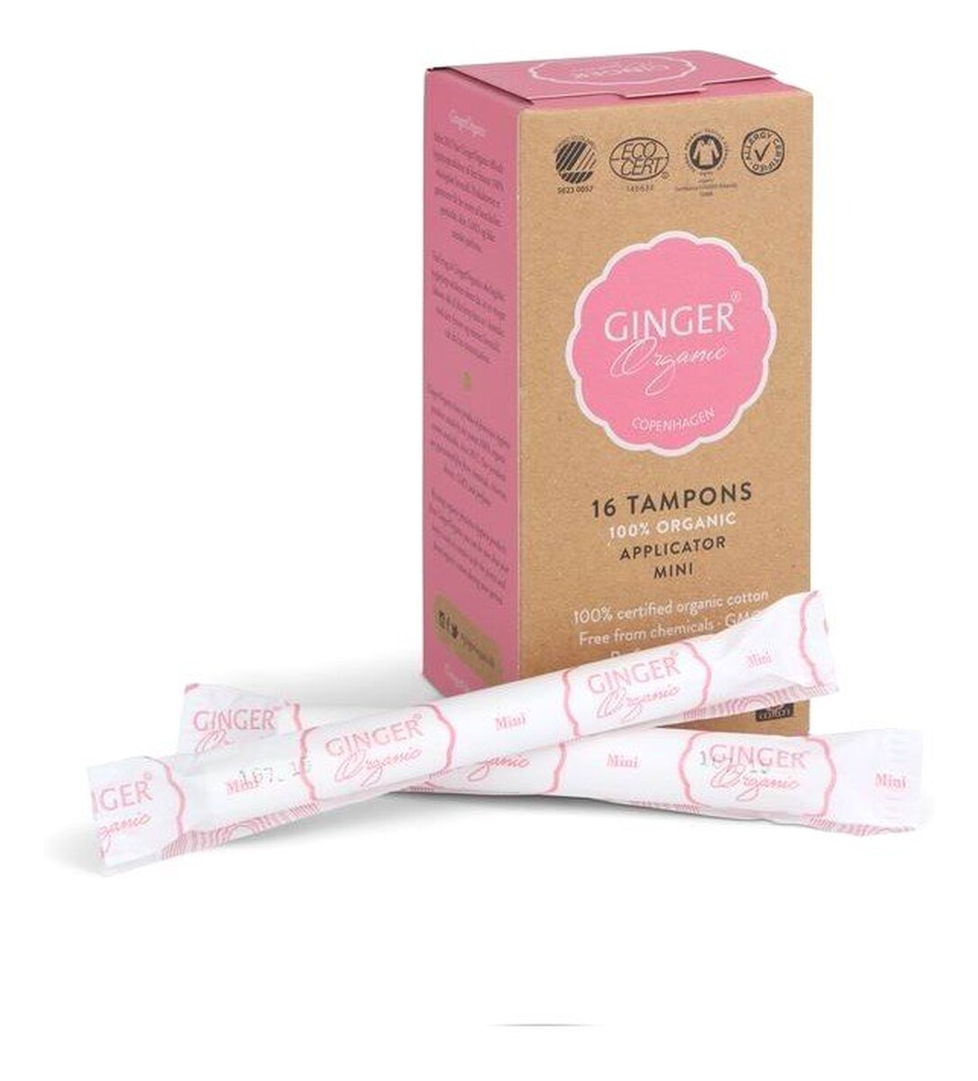Tampons tampony organiczne z aplikatorem mini 16szt