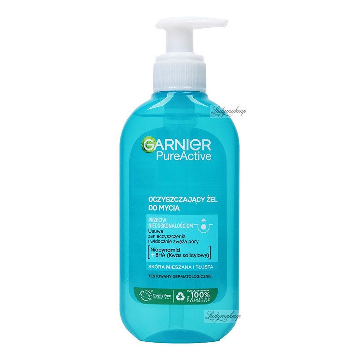 Garnier Czysta Skóra Skin Naturals Żel Oczyszczający z Pompką 200ml