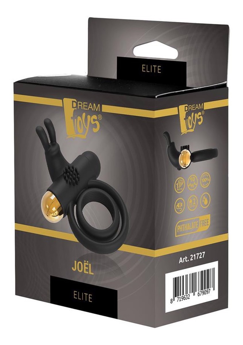 Elite joel wibrujący pierścień na penisa
