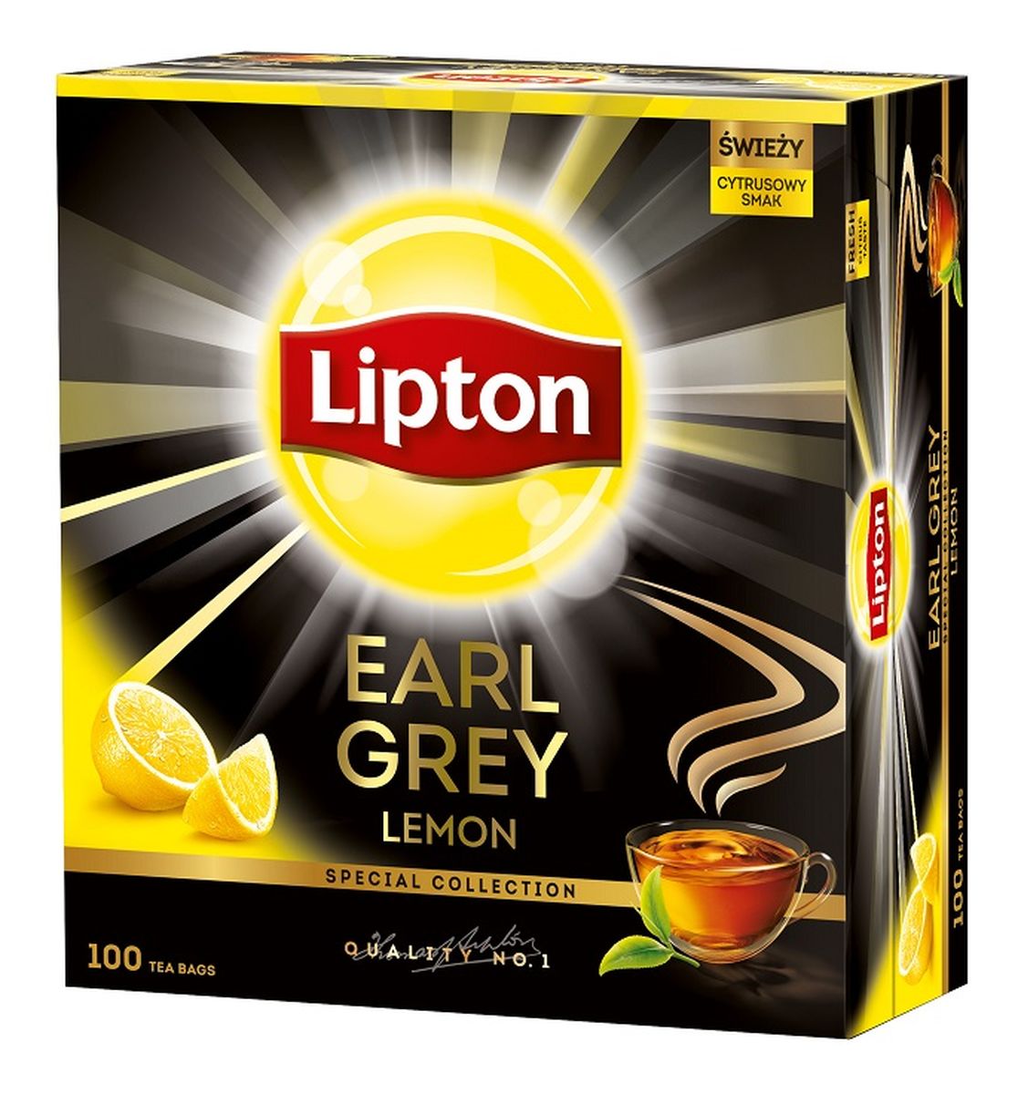 Lemon herbata czarna Cytryna 100 torebek