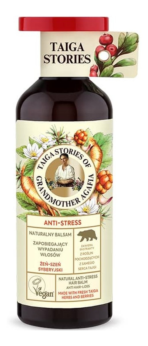 Naturalny balsam do włosów Anti-Stress żeń-szeń syberyjski