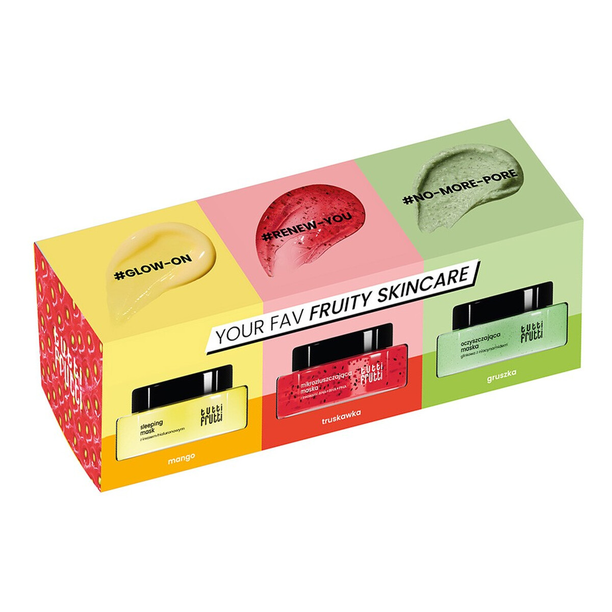 Farmona TUTTI FRUTTI Zestaw Prezentowy Your Fav Skincare (3 x maseczki do pielęgnacji twarzy)