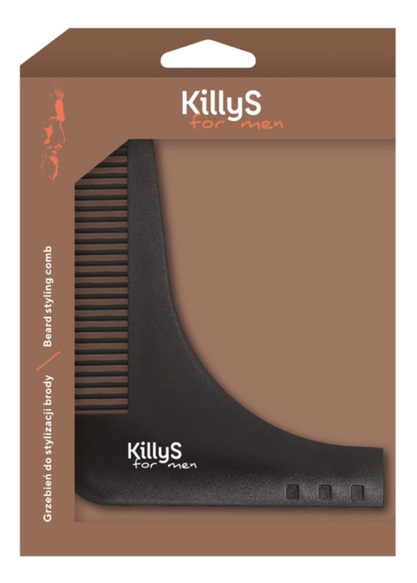 Beard Styling Comb Drewniany grzebień do stylizacji brody