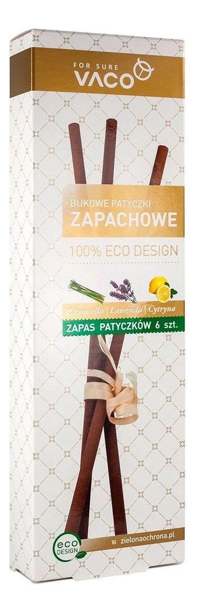 Bukowe patyczki zapachowe Citronella & Lawenda & Cytryna & Eukaliptus 6szt