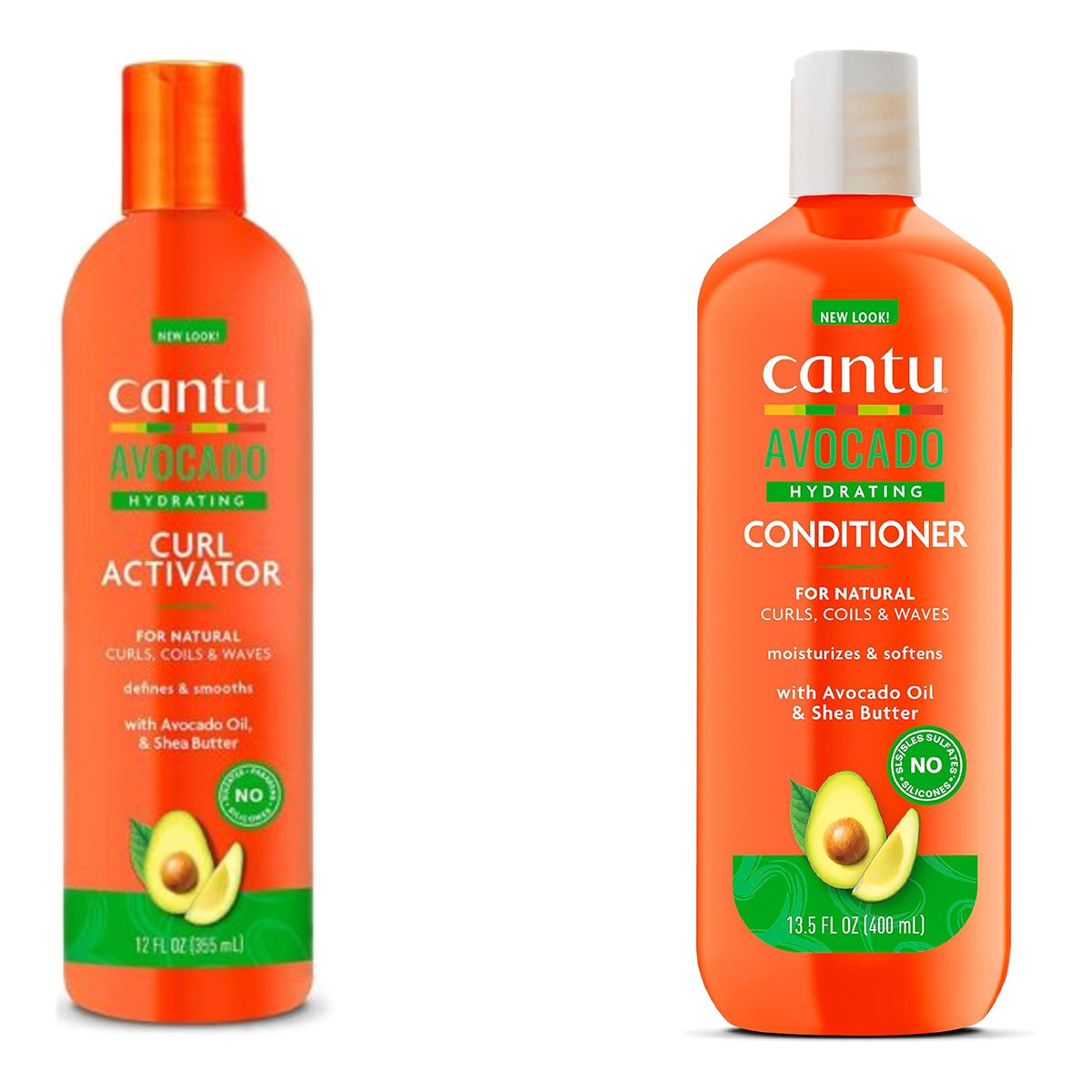 Cantu Avocado Aktywator skrętu 355ml + Odżywka do włosów kręconych 400ml