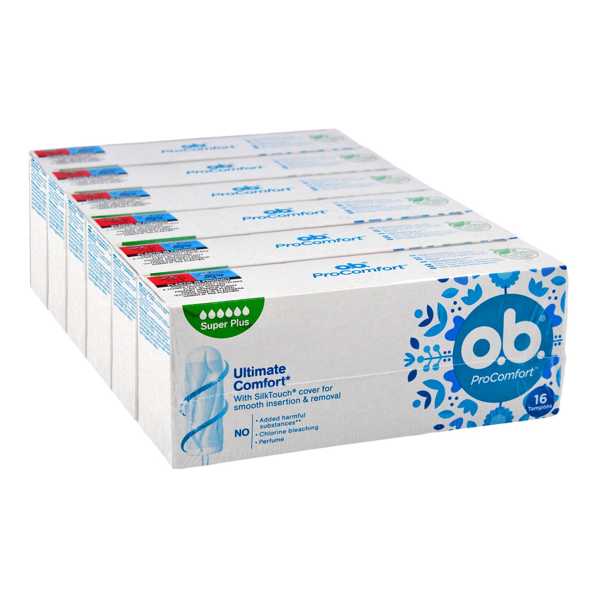 O.B. ProComfort Ultimate Super Plus (16) komfortowe tampony 1op.-6szt