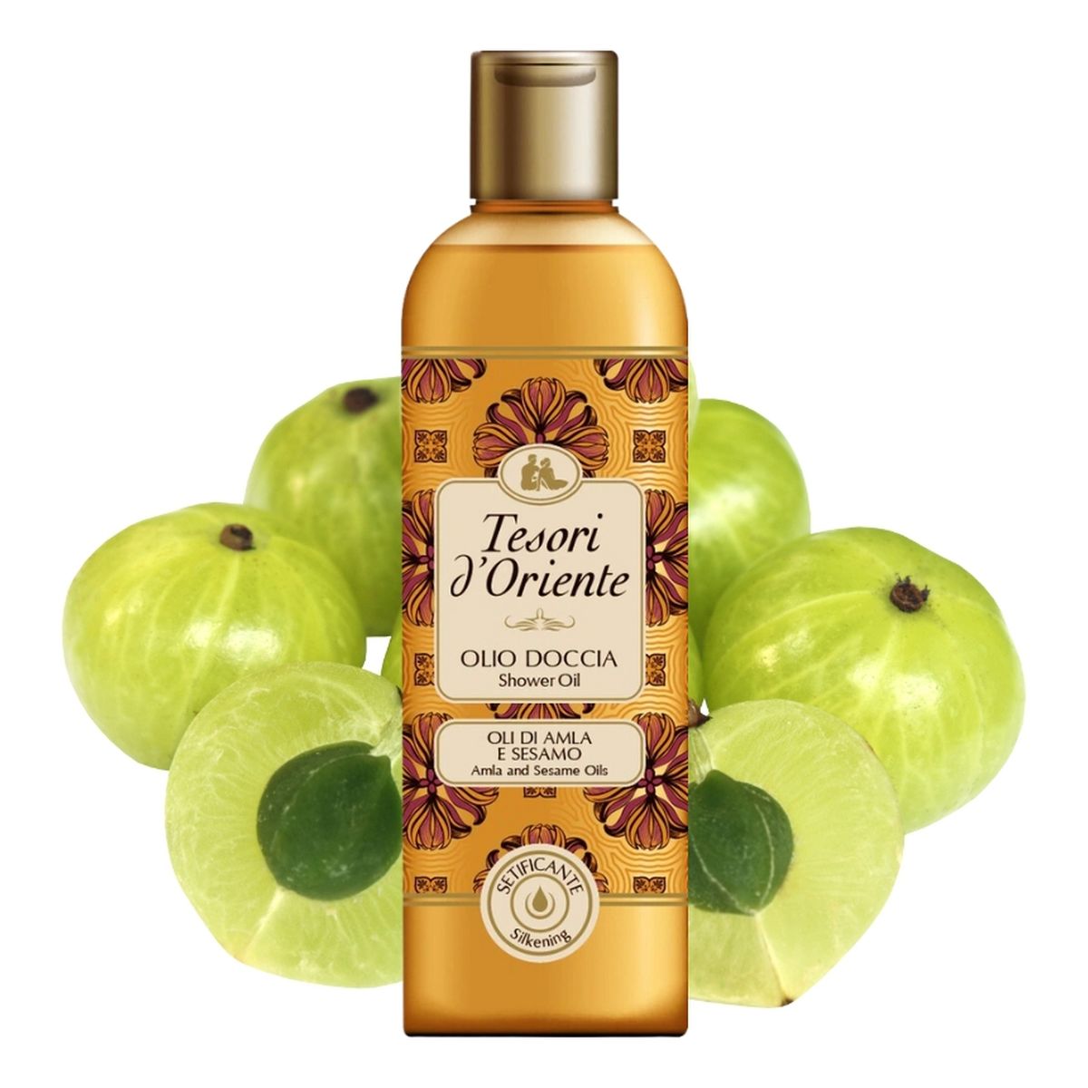 Tesori d'Oriente Olejek pod prysznic - Amla & Olej Sezamowy 250ml