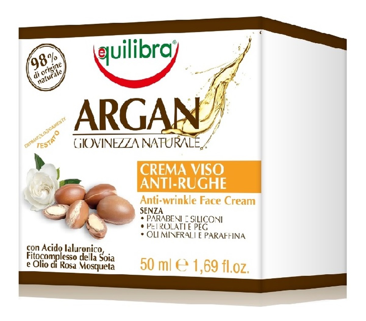 Argan Krem przeciwzmarszczkowy do twarzy cera dojrzała