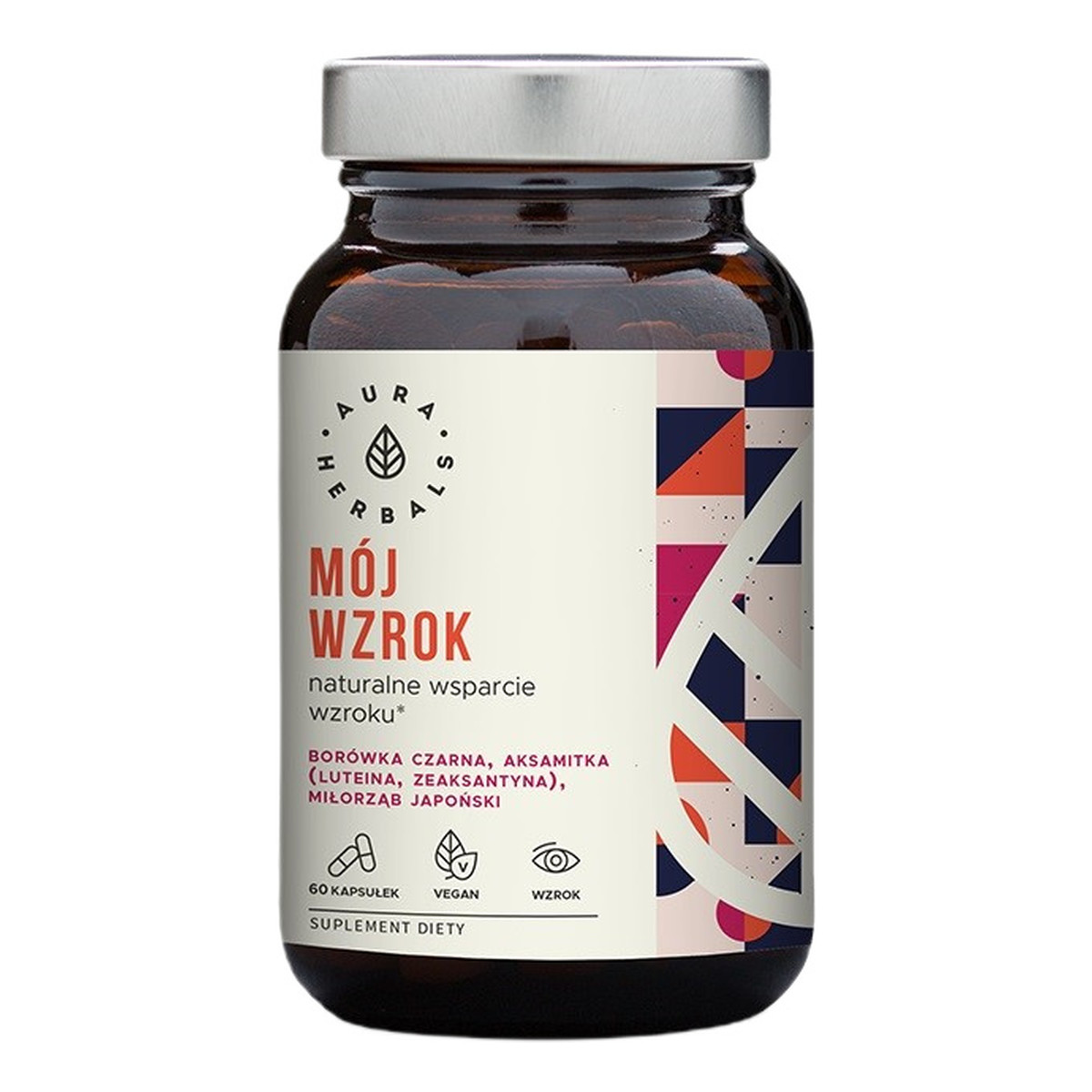 Aura Herbals Mój wzrok naturalne wsparcie wzroku suplement diety 60 kapsułek