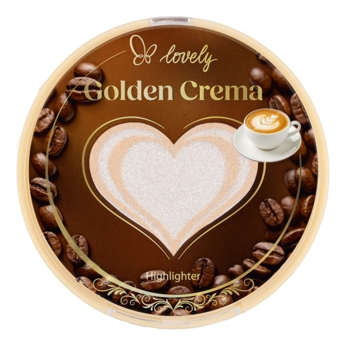 Lovely Golden Crema Highlighter rozświetlacz do twarzy 6g