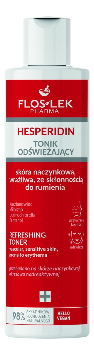 tonik odświeżający-skóra naczynkowa,wrażliwa ze skłonnością do rumienia