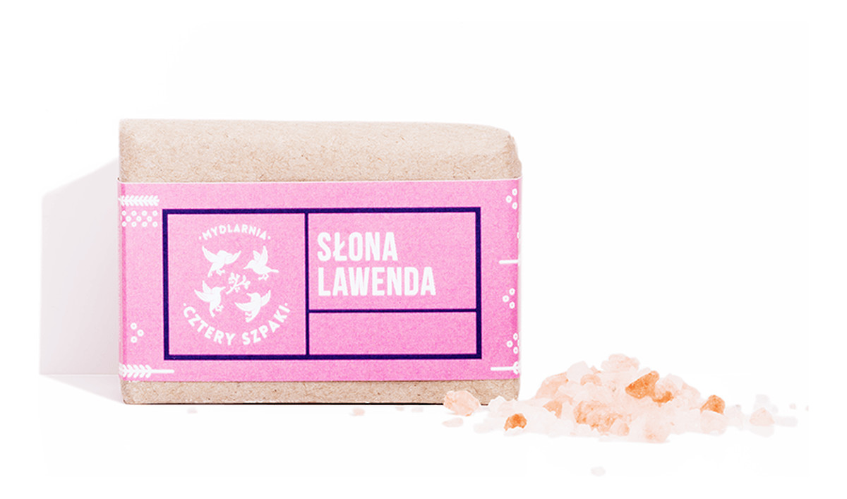 Mydło Słona Lawenda z solą himalajską
