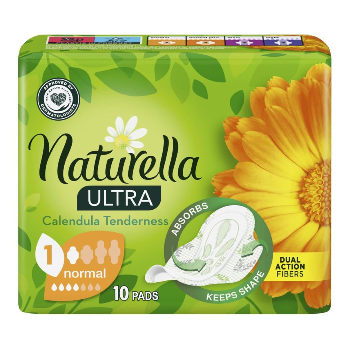 Naturella Ultra Normal Calendula Tenderness Podpaski 10 sztuk