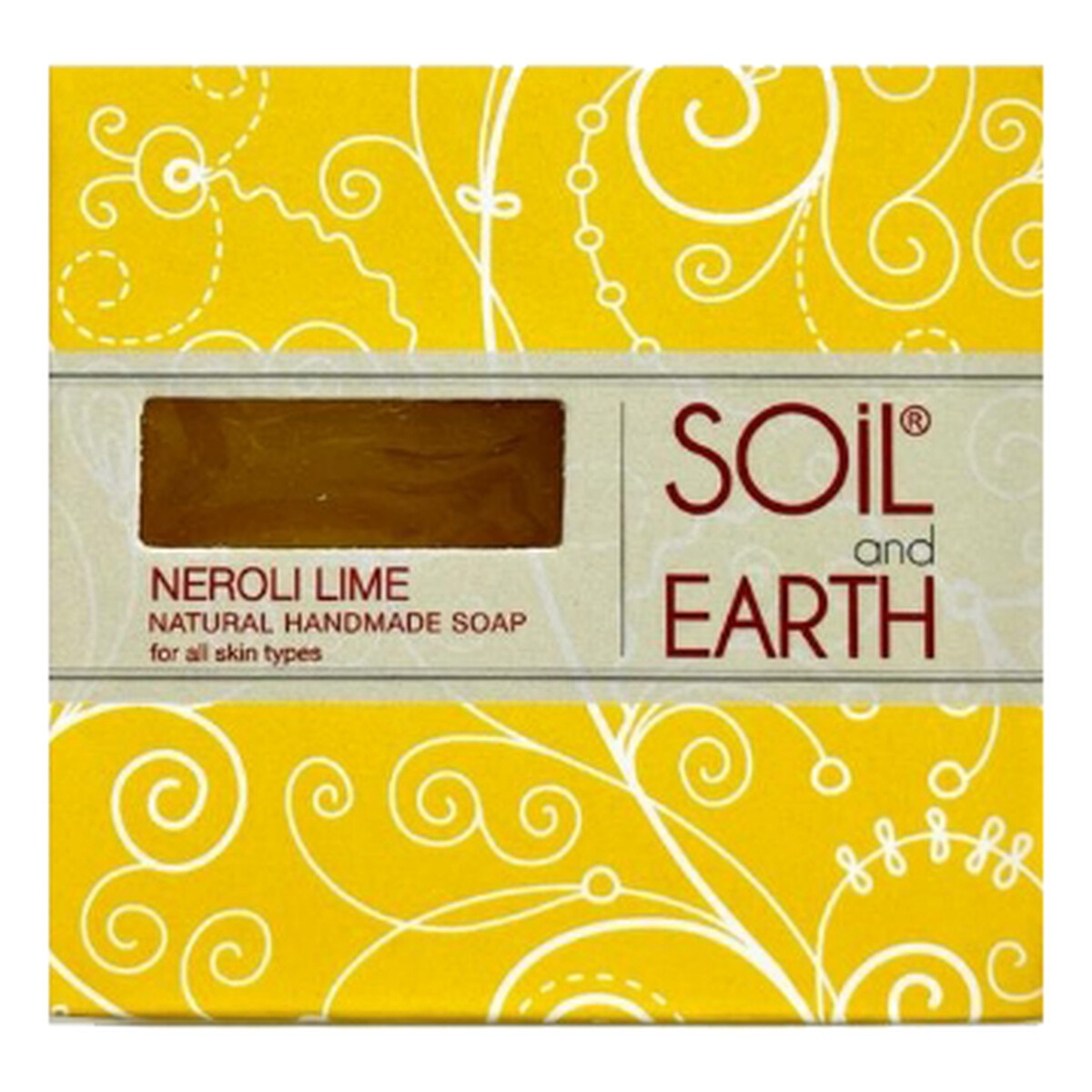 Soil and Earth Ręcznie robione mydło Neroli i Limonka ujędrniające orzeżwiające 125g