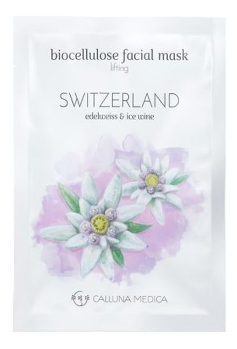 Switzerland Lifting Biocellulose Facial Mask liftingująca maseczka z biocelulozy Edelweiss & Ice Wine
