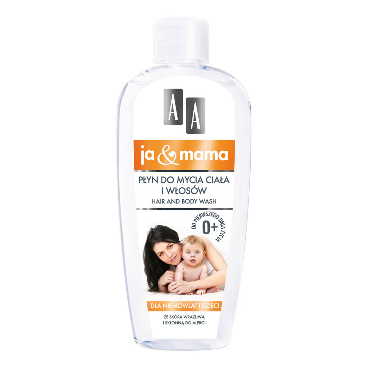 AA Ja i Mama Płyn Do Mycia Ciała i Włosów 200ml