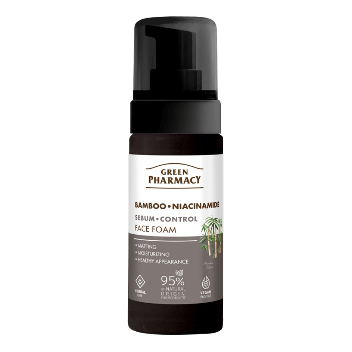 Green Pharmacy Pianka do mycia twarzy Bambus i niacynamid 150ml