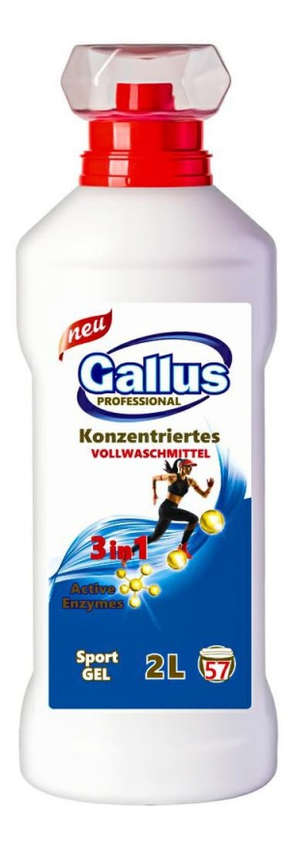 Żel do prania 3w1 SPORT