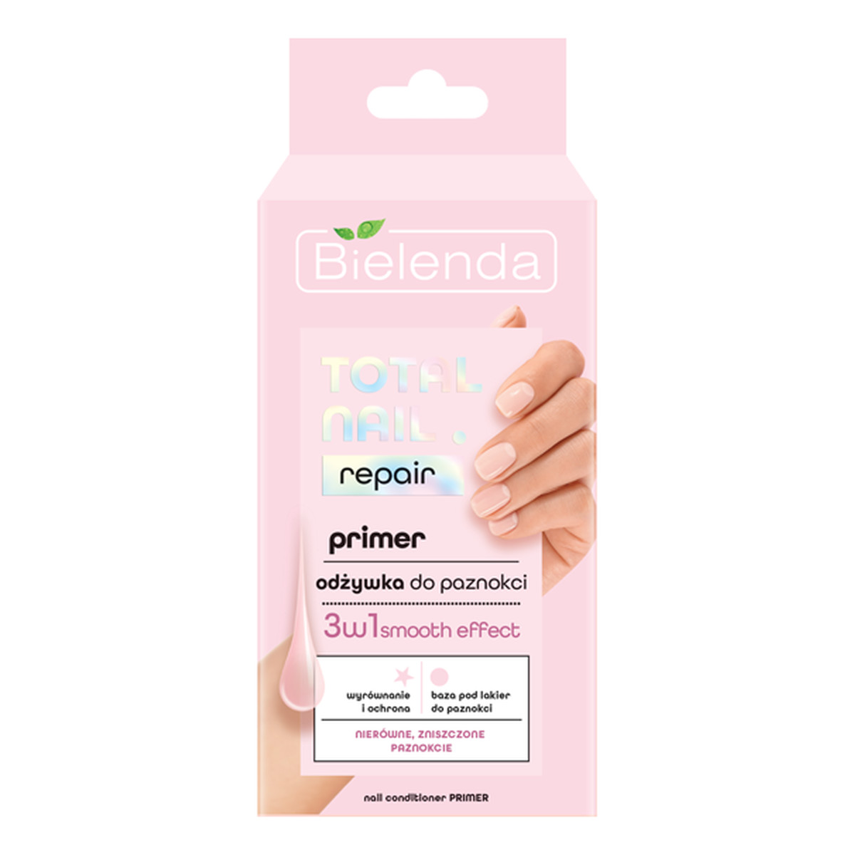 Bielenda Total Nail Repair Odżywka do paznokci Primer 3w1 10ml