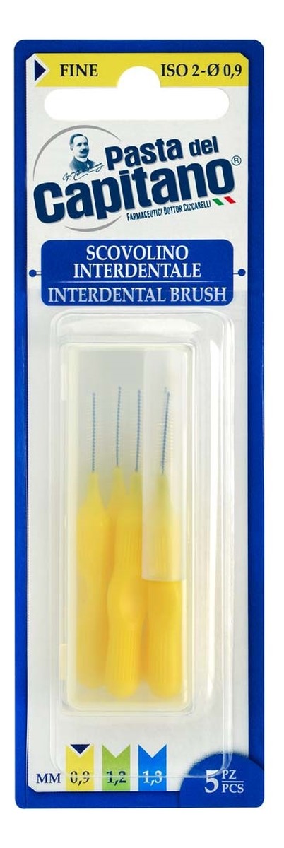 Interdental Brush szczoteczki międzyzębowe Fine 0.9mm 5szt.