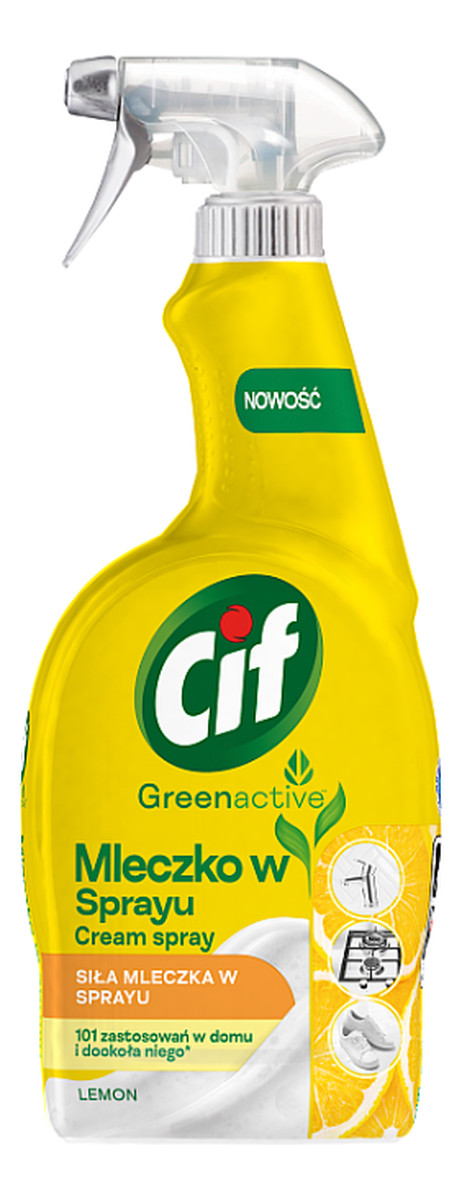 Mleczko do czyszczenia w sprayu Lemon