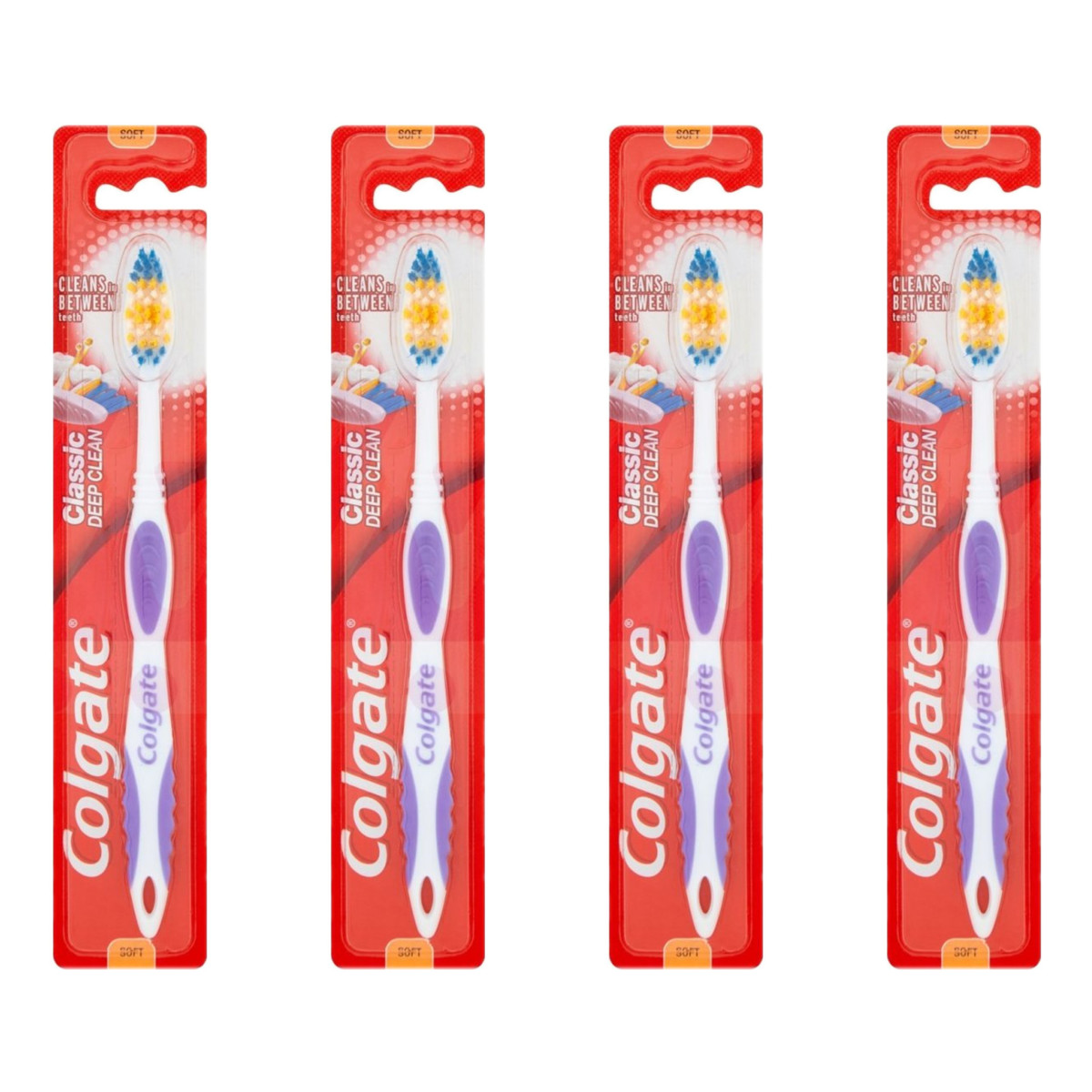 Colgate Soft Classic Clean Szczoteczka Do Zębów 4szt