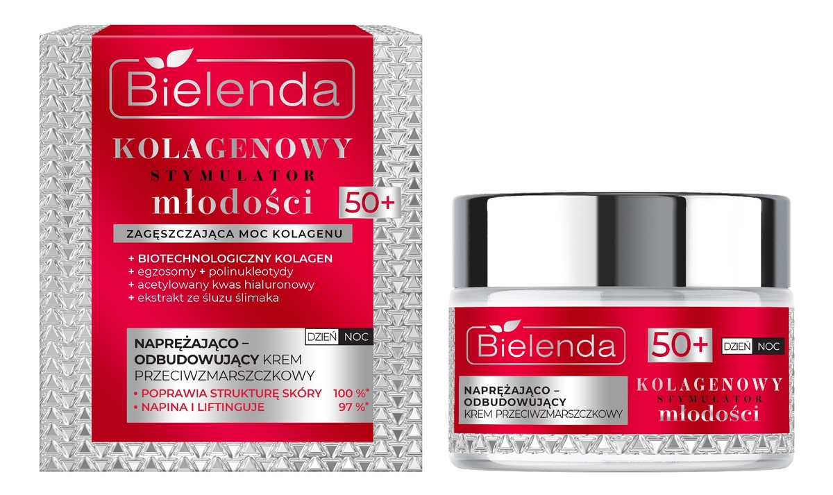 naprężająco-odbudowujący Krem przeciwzmarszczkowy 50+