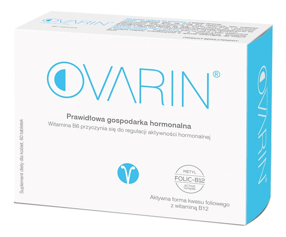 Suplement diety wspomagający utrzymanie prawidłowej gospodarki hormonalnej 60 tabletek