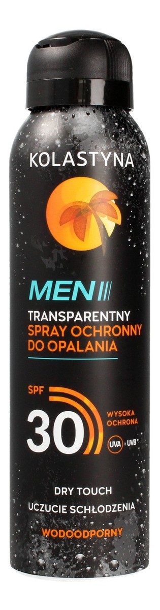 Transparentny Spray ochronny do opalania SPF 30
