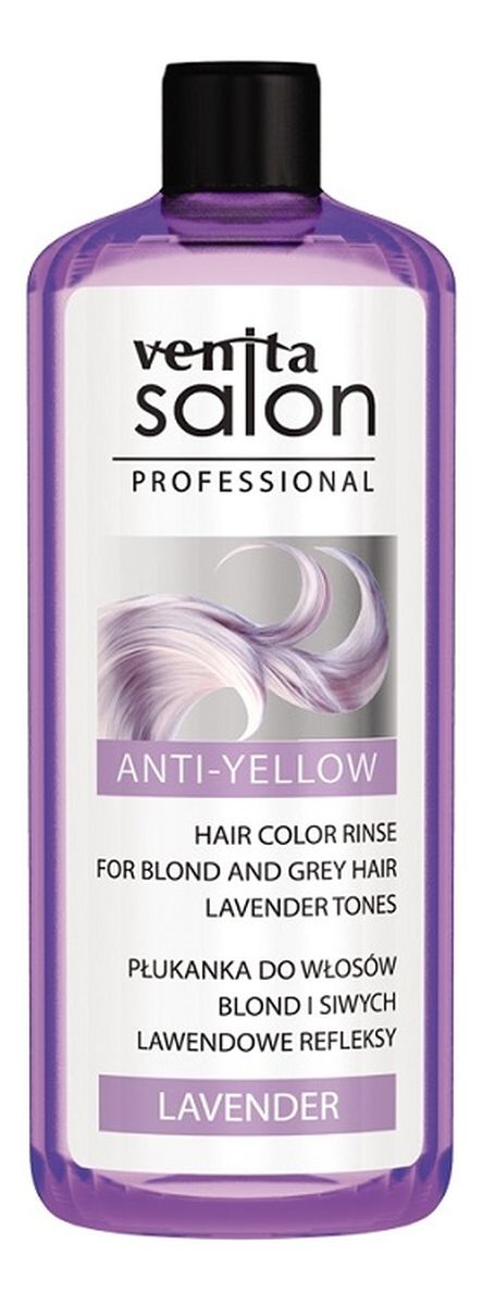 Salon professional anti-yellow hair color rinse płukanka do włosów lavender