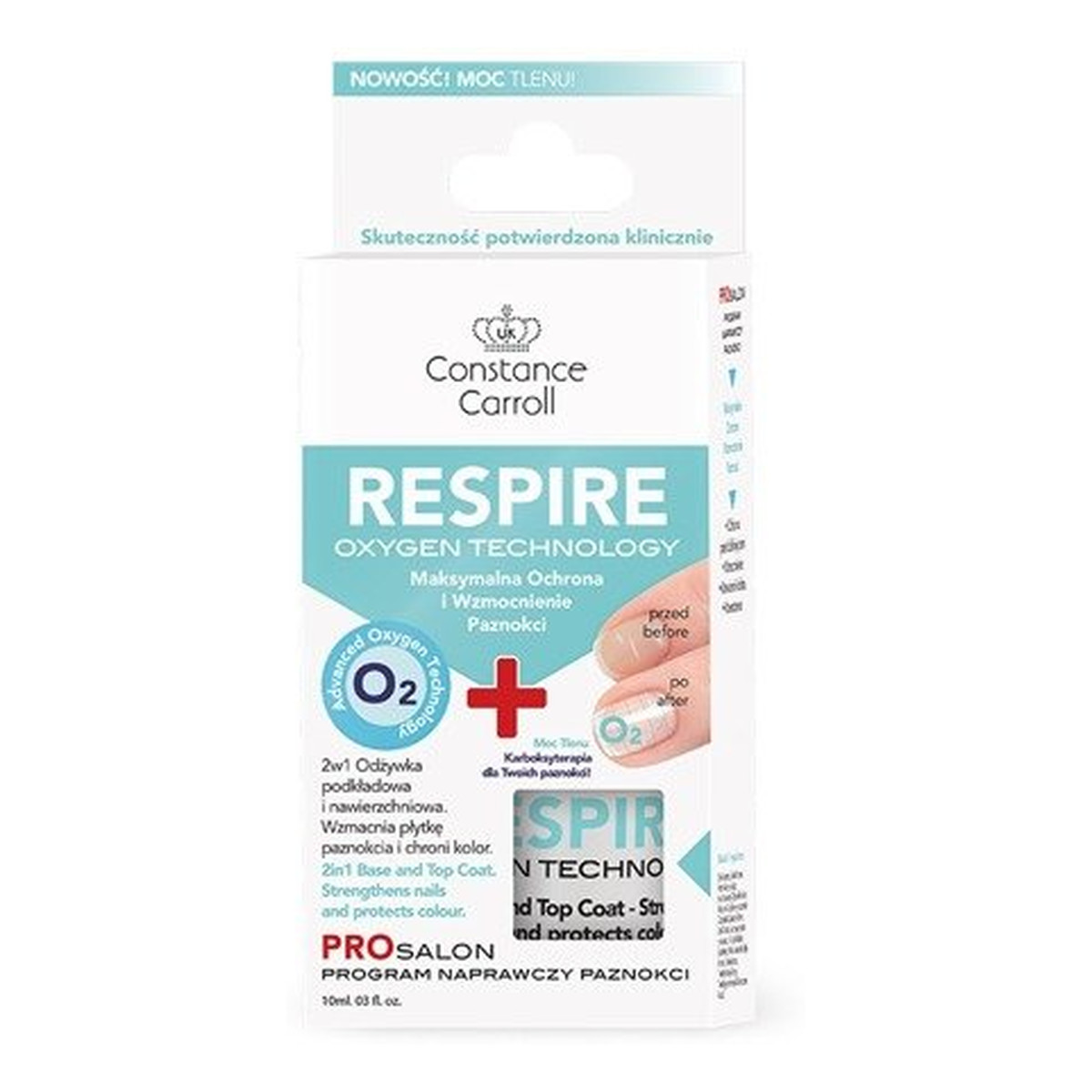 Constance Carroll Respire Oxygen Technology Odżywka do paznokci 10ml