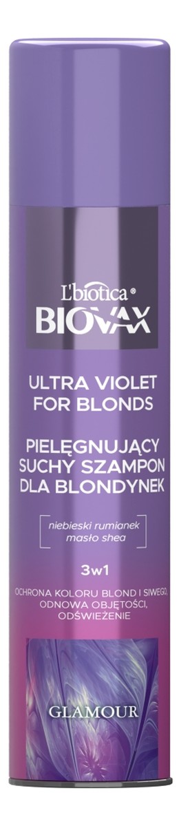 Ultra violet suchy szampon dla blondynek