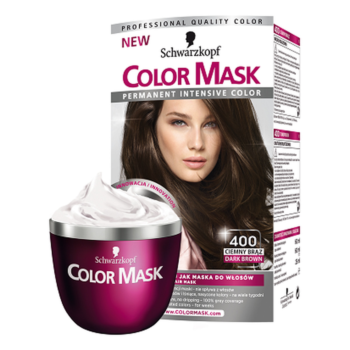 Schwarzkopf Permanent Intensive Color Color Mask Farba Do Włosów 145ml