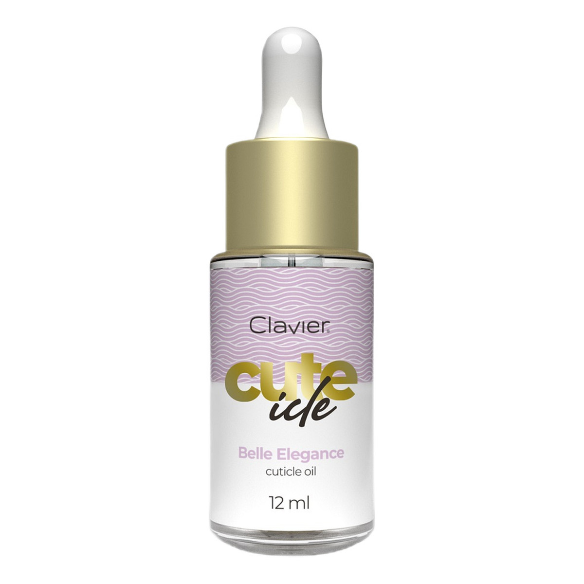 Clavier Oliwka do skórek, paznokci z pipetką CUTE ICLE 12ml