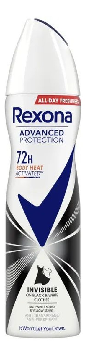Invisible Black&White Antyperspirannt dla kobiet w sprayu