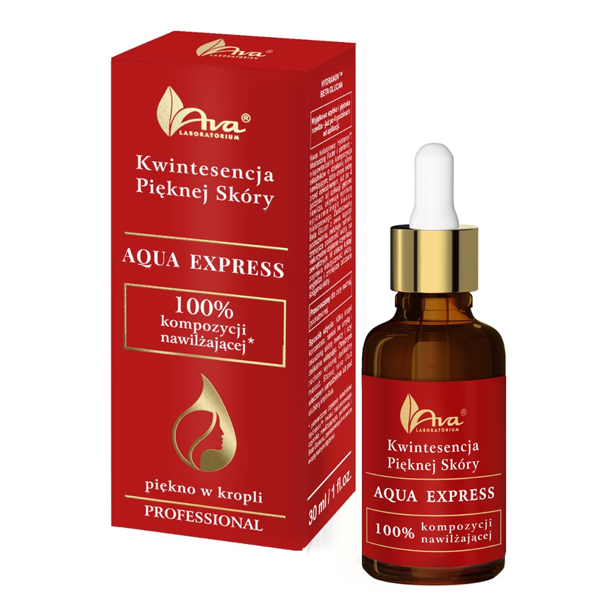 Ava Laboratorium Kwintesencja pięknej skóry aqua express nawilżające serum do twarzy 30ml