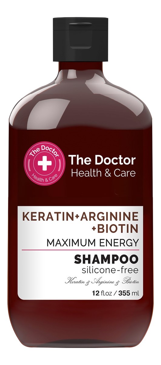 Health & care szampon do włosów wzmacniający keratyna + arginina + biotyna