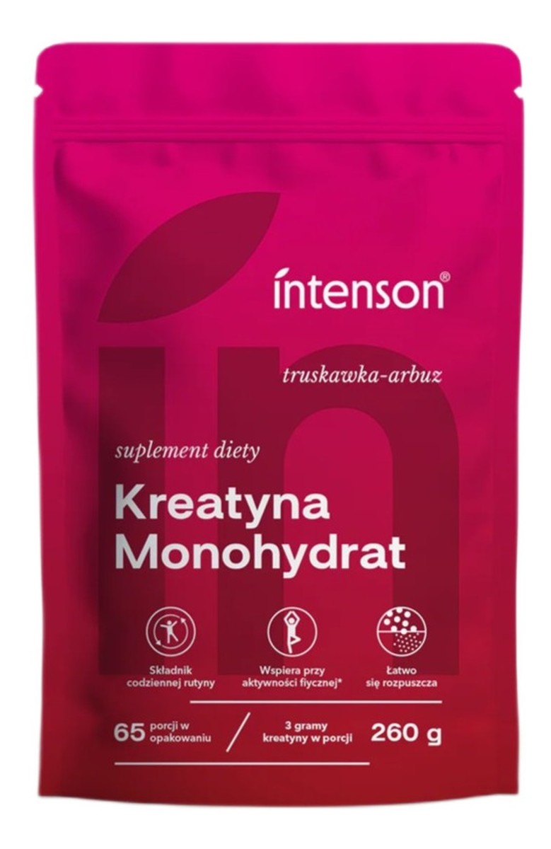Kreatyna monohydrat suplement diety truskawka-arbuz