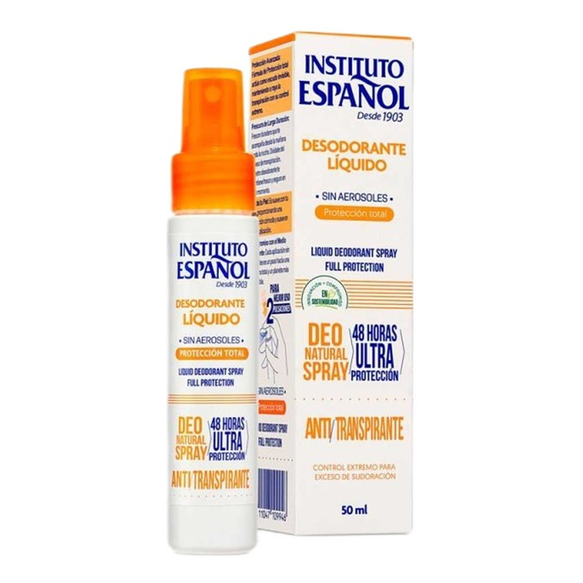 Instituto Espanol Total protection antyperspirant damski w mgiełce 50ml