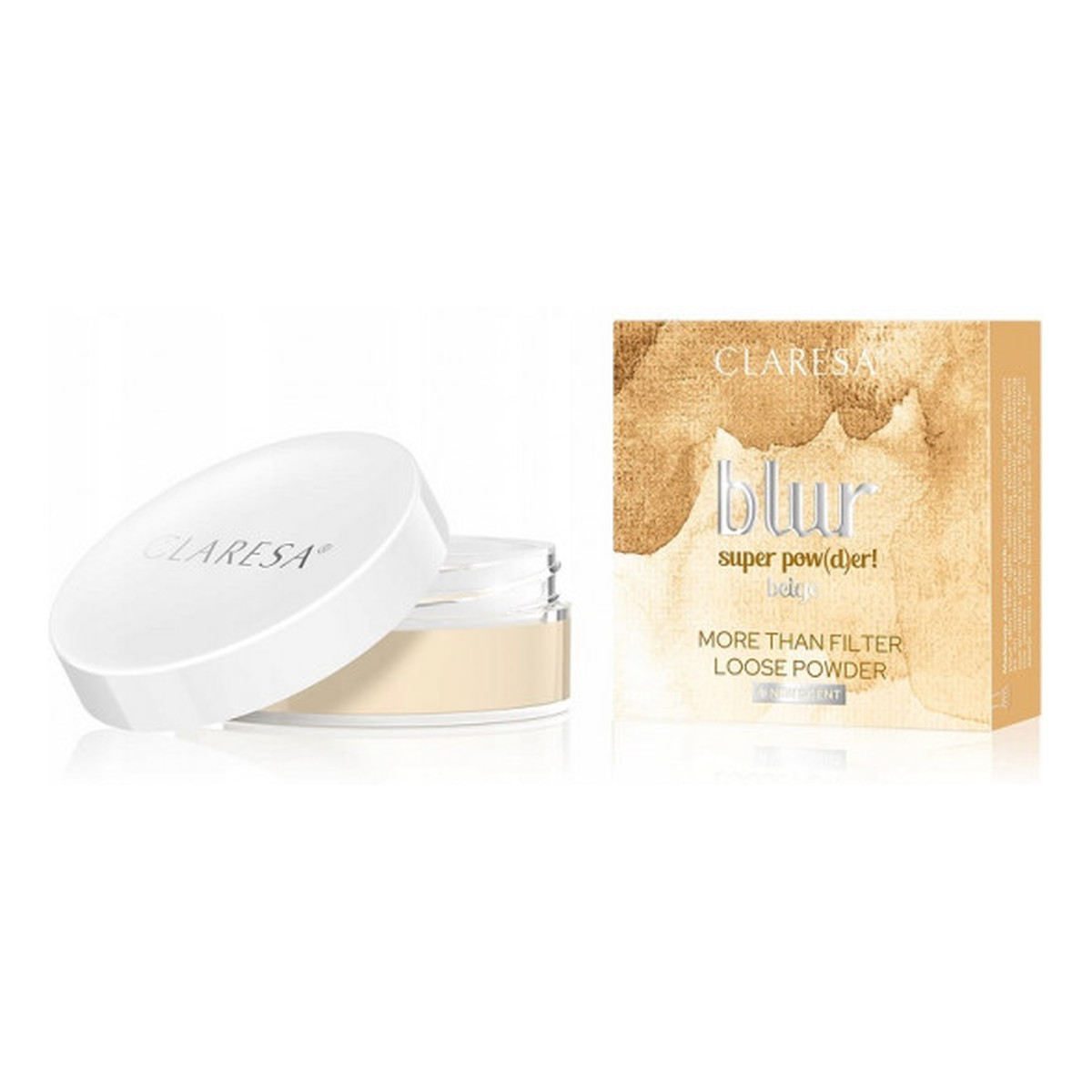Claresa BLUR Super Pow(d)er Puder Sypki Wygładzający Beige 12g