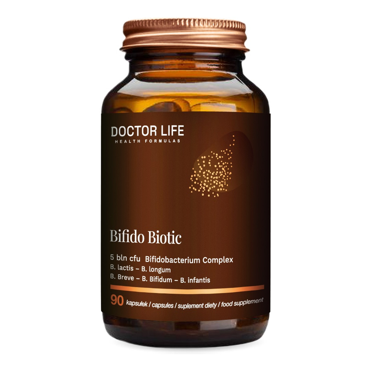 Doctor Life Bifido biotic wsparcie mikrobioty jelitowej suplement diety 90 kapsułek