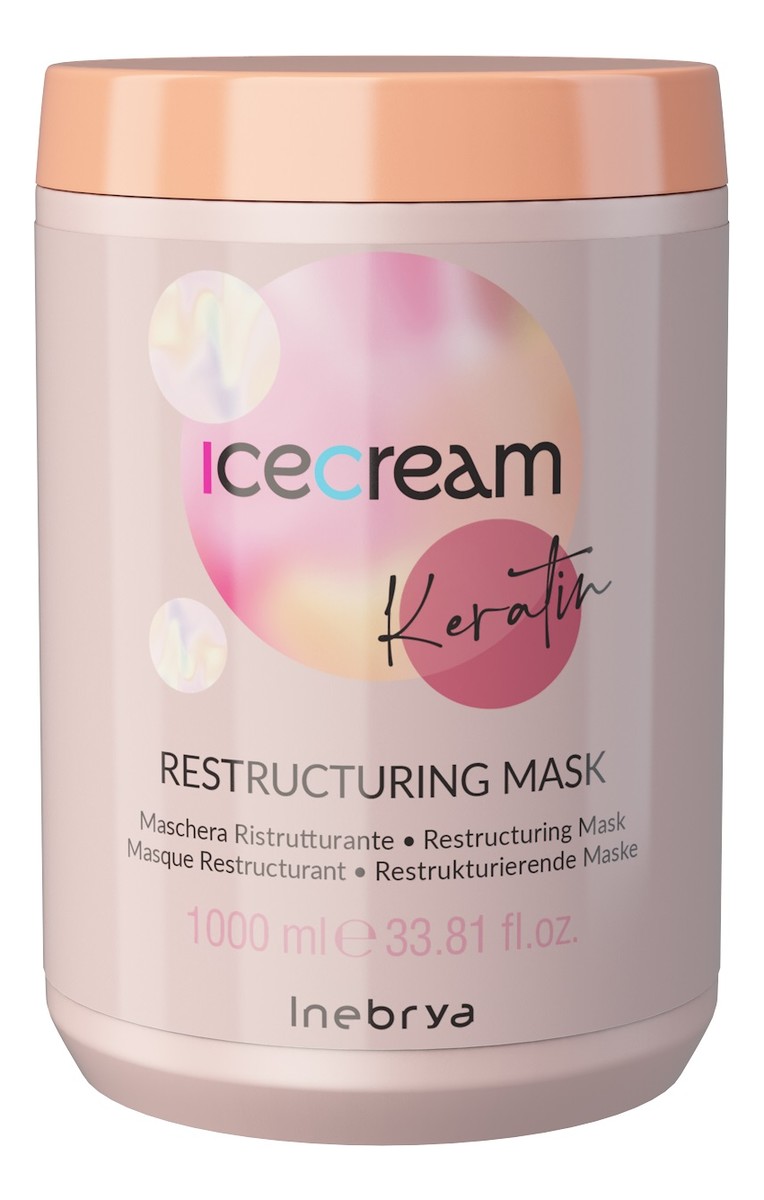 Ice cream keratin keratynowa maska restrukturyzująca do włosów