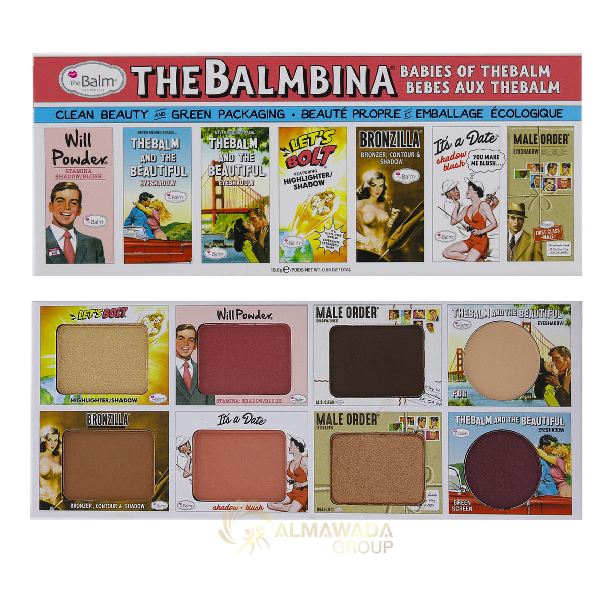 the Balm The Balmbina Face Palette Paleta do makijażu 15g
