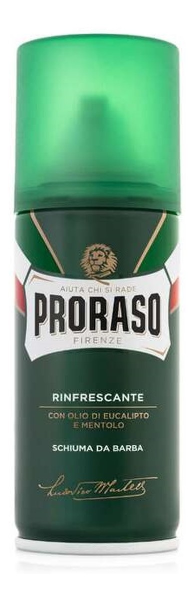 Schiuma da barba rinfrescante pianka do golenia z eukaliptusem