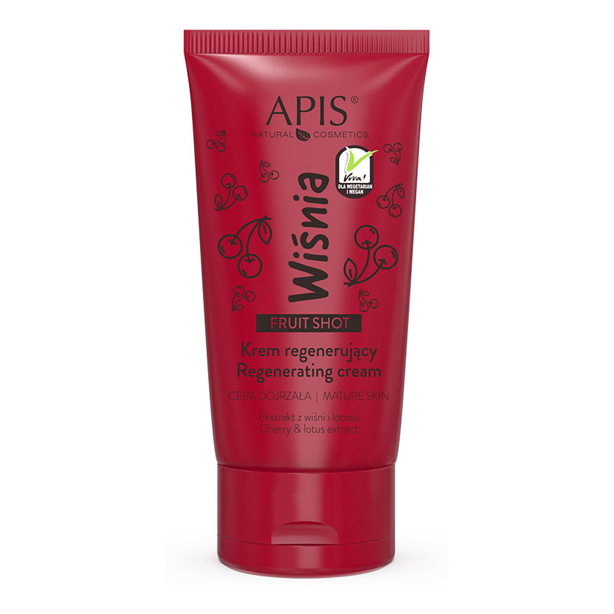 Apis Fruit Shot krem regenerujący do cery dojrzałej Wiśnia 50ml