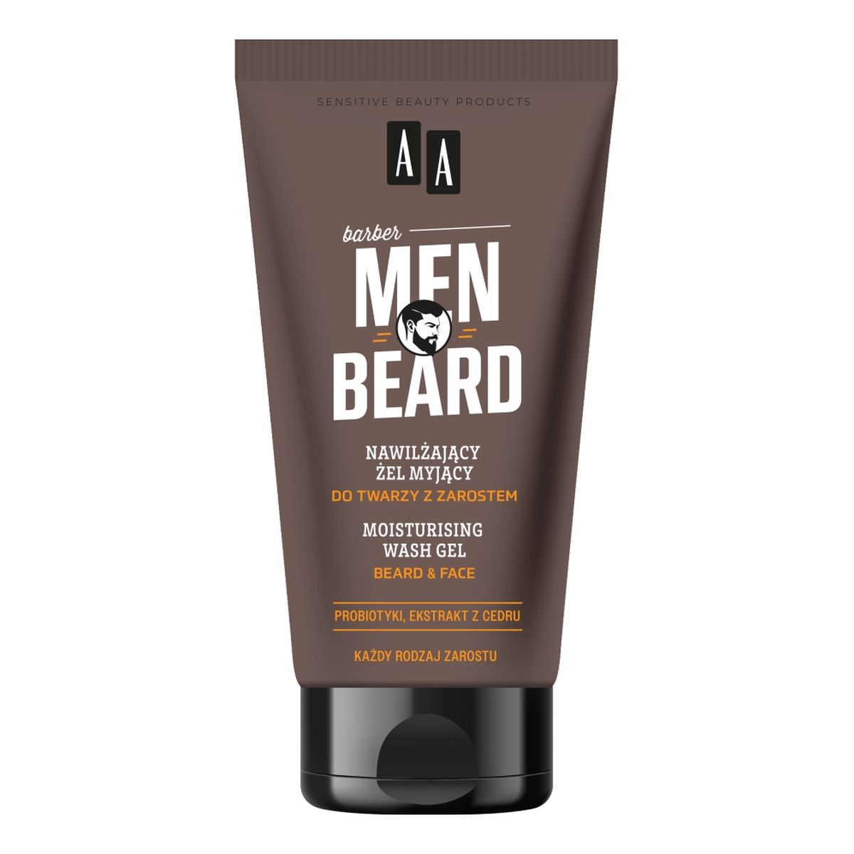 AA Men Beard nawilżający Żel myjący do twarzy z zarostem 150ml
